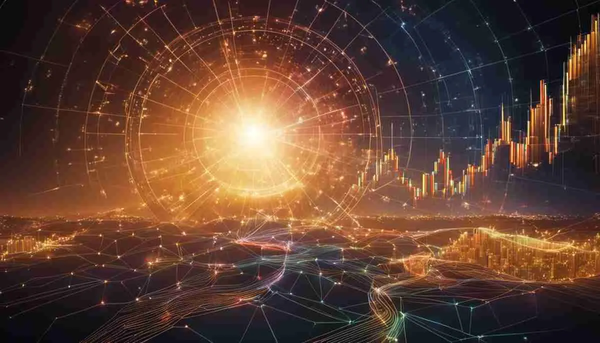 该图说明了市场动态对加密货币定价的影响