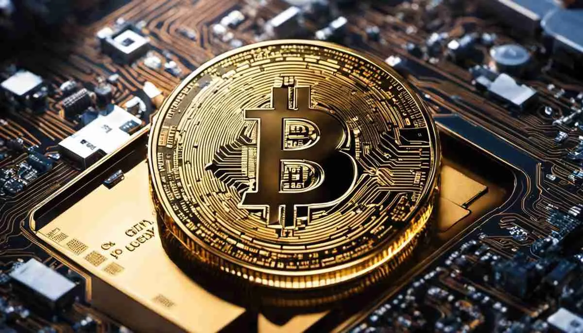 该图描绘了强大的技术力量和全球政治对加密货币市场的影响