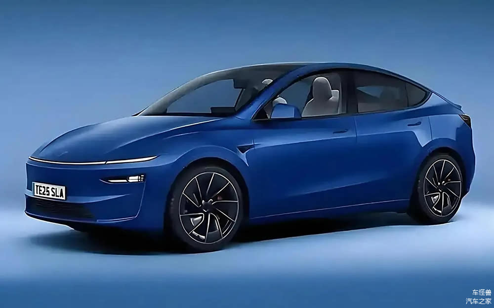 modely内饰装修_新款Model Y的外观与内饰细节欣赏_modely新内饰